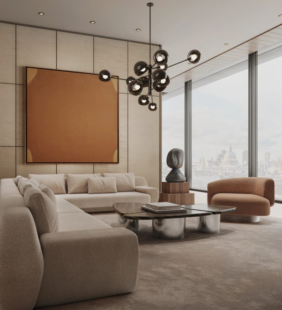 Natural Ash Modular Sectional Sofa