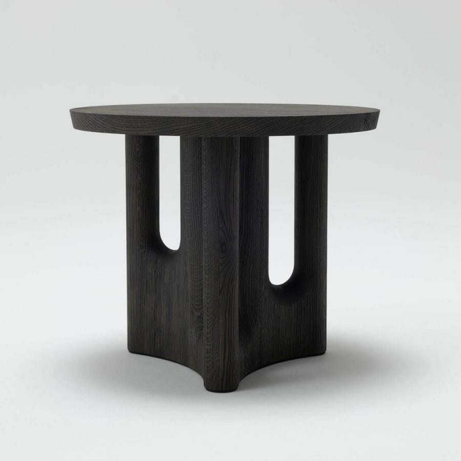 Brushed Walnut Side Table