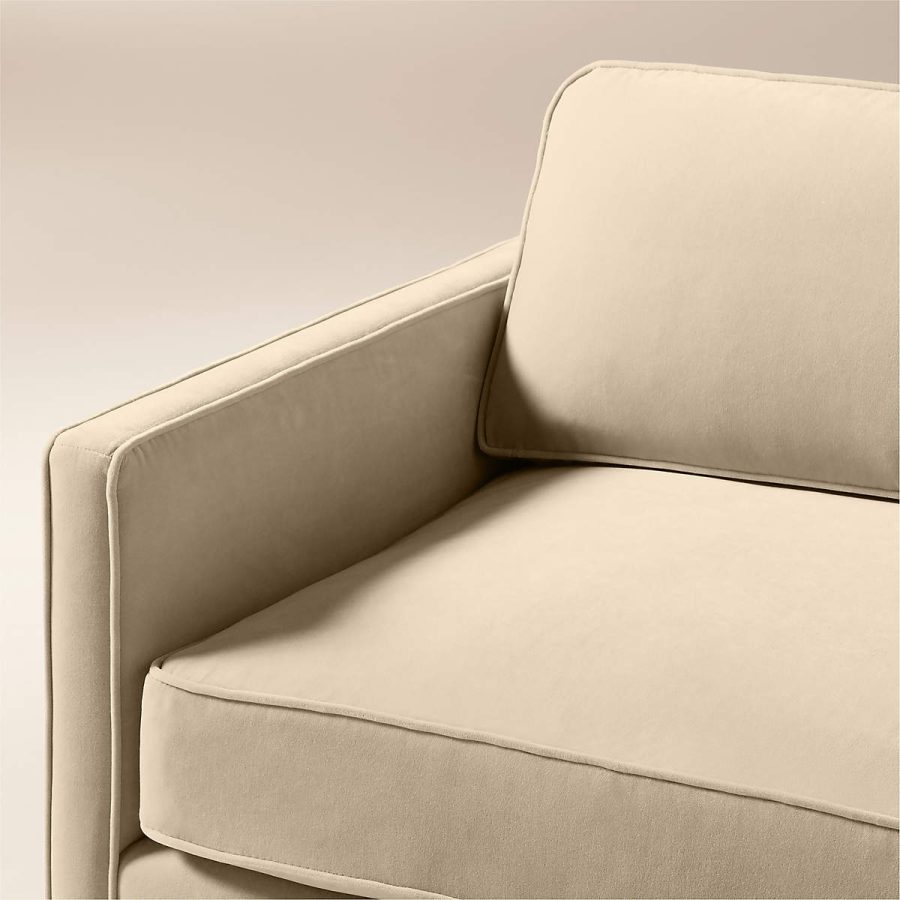 4-Piece Wheat Sheaf Velvet Sectional Sofa