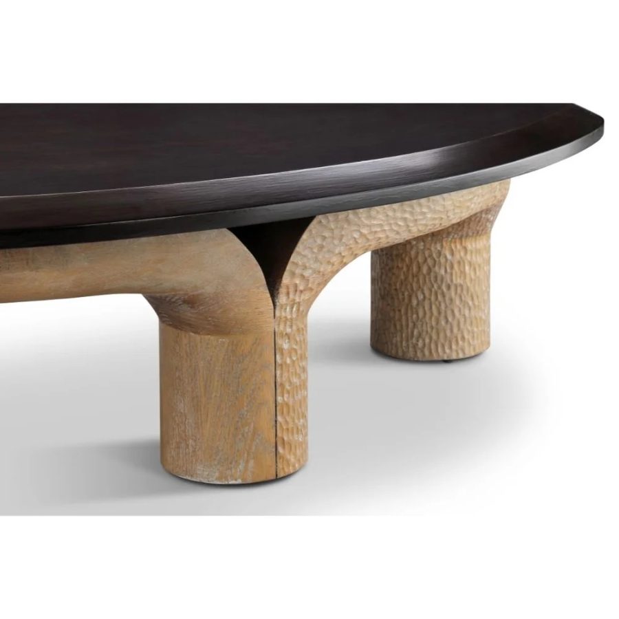 Black Oval Coffee Table