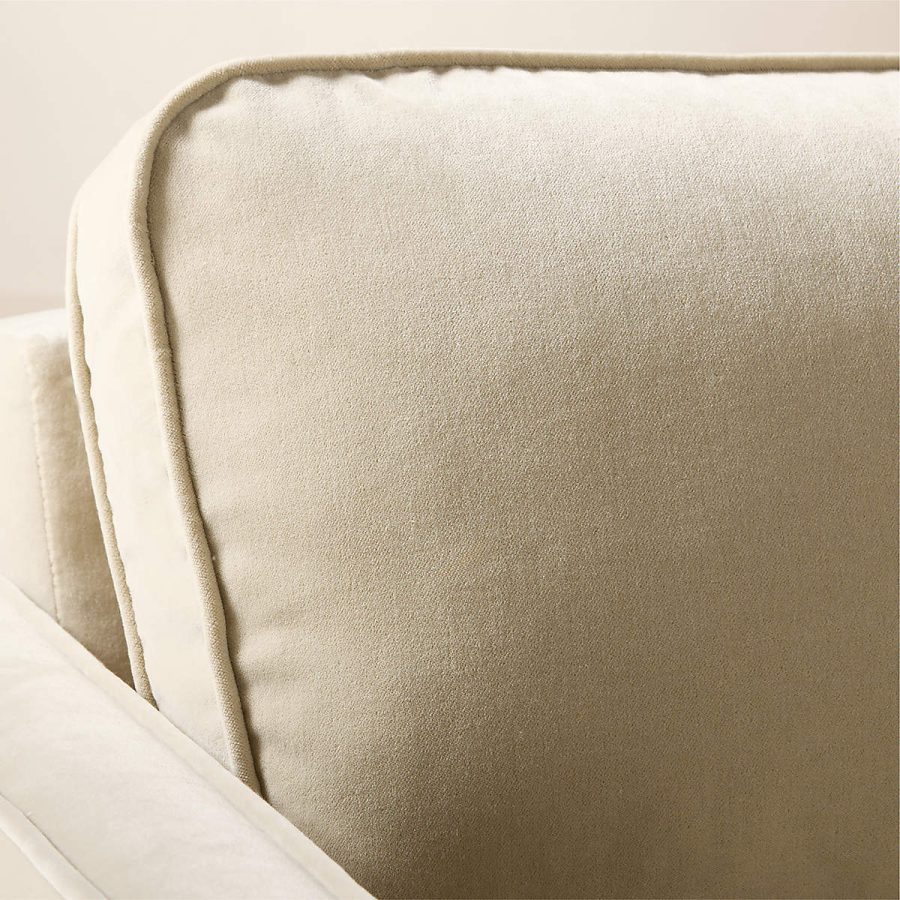 4-Piece Wheat Sheaf Velvet Sectional Sofa