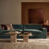 Deep Green Velvet Sofa