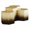 Gold Black Gradient Coffee Table