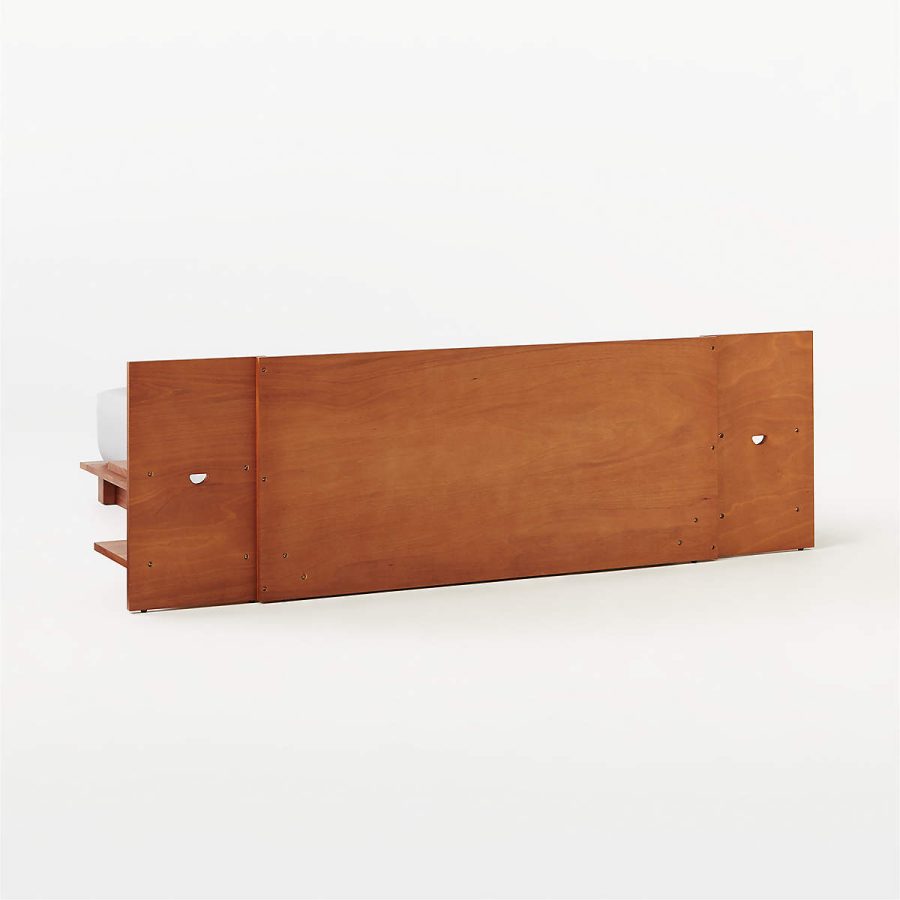 Adonis Wood Platform Queen Bed with Nightstands
