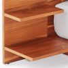 Adonis Wood Platform Queen Bed with Nightstands