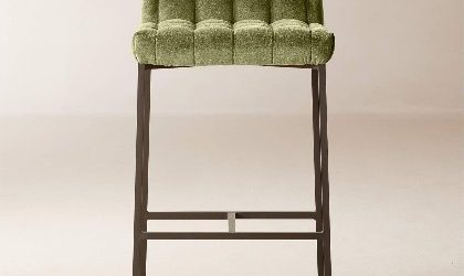 Pesto Tufted Counter Stool