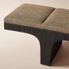 Light Brown Upholstered Bench