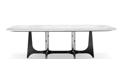 Barrel Marble Modern  Dining Table