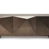 Geometric Stainless Steel Console Table