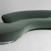 Charcoal Curve Sofa