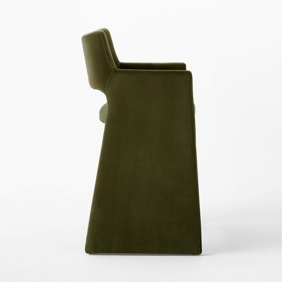 Olive Arc Bar Stool